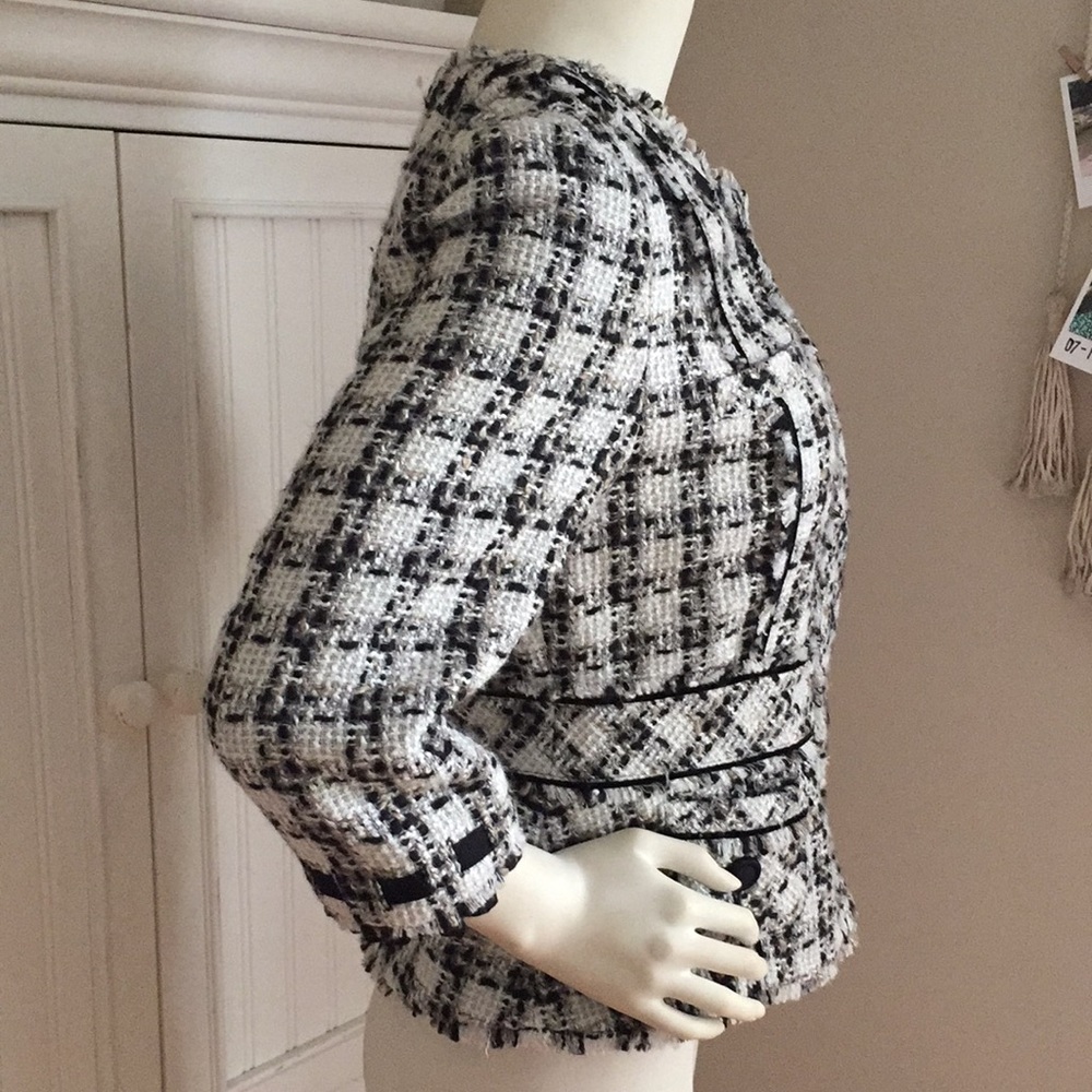 Anthropologie Elevenses Snapshot Tweed Jacket - Picture 4 of 10